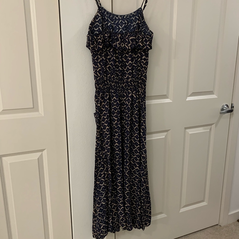 summer ruffle maxi dress